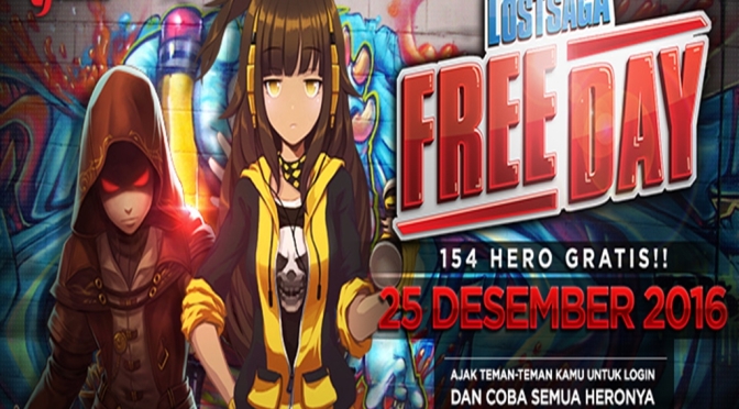 Lost Saga Free Day 154 Hero Gratis Untuk Dimainkan